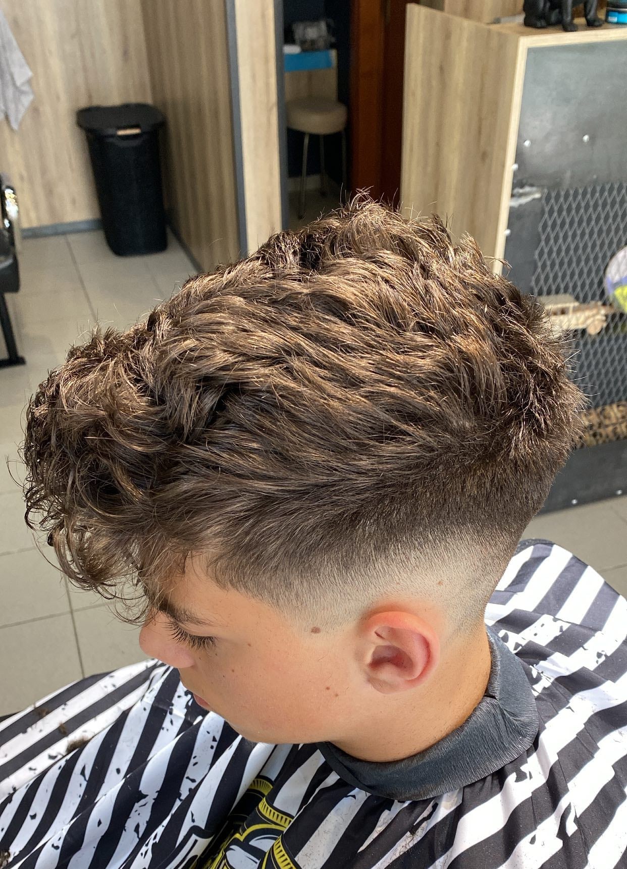 Textured crop με taper στο BARBERY No 129